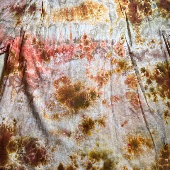 Men’s 2XL Regular Fit Short Sleeve Button Down Shirt Tie Dye Old Navy Festival - Picture 11 of 14